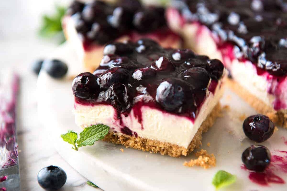 Frozen Blueberry Cheesecake