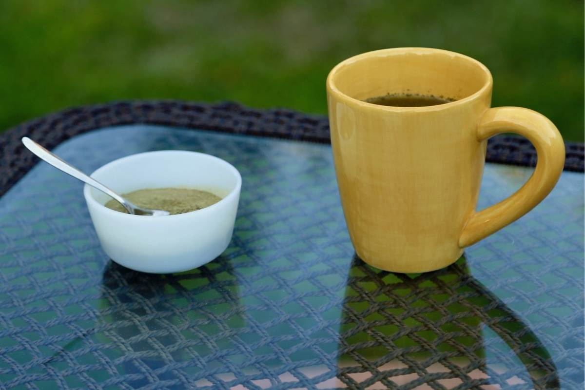 Tea with kratom